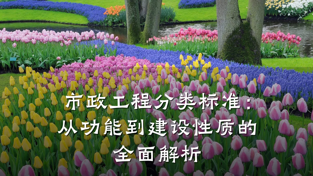 市政工程分类标准:从功能到建设性质的全面解析