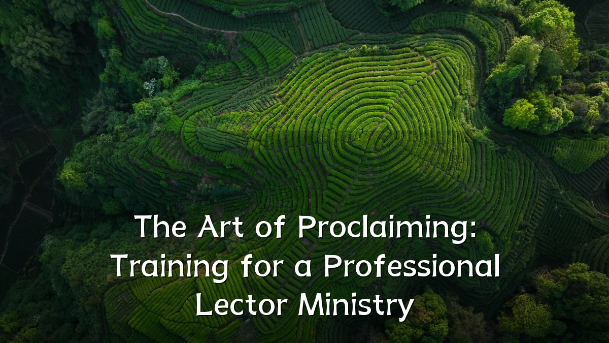 The Art of Proclaiming: Training for a Professional Lector Ministry