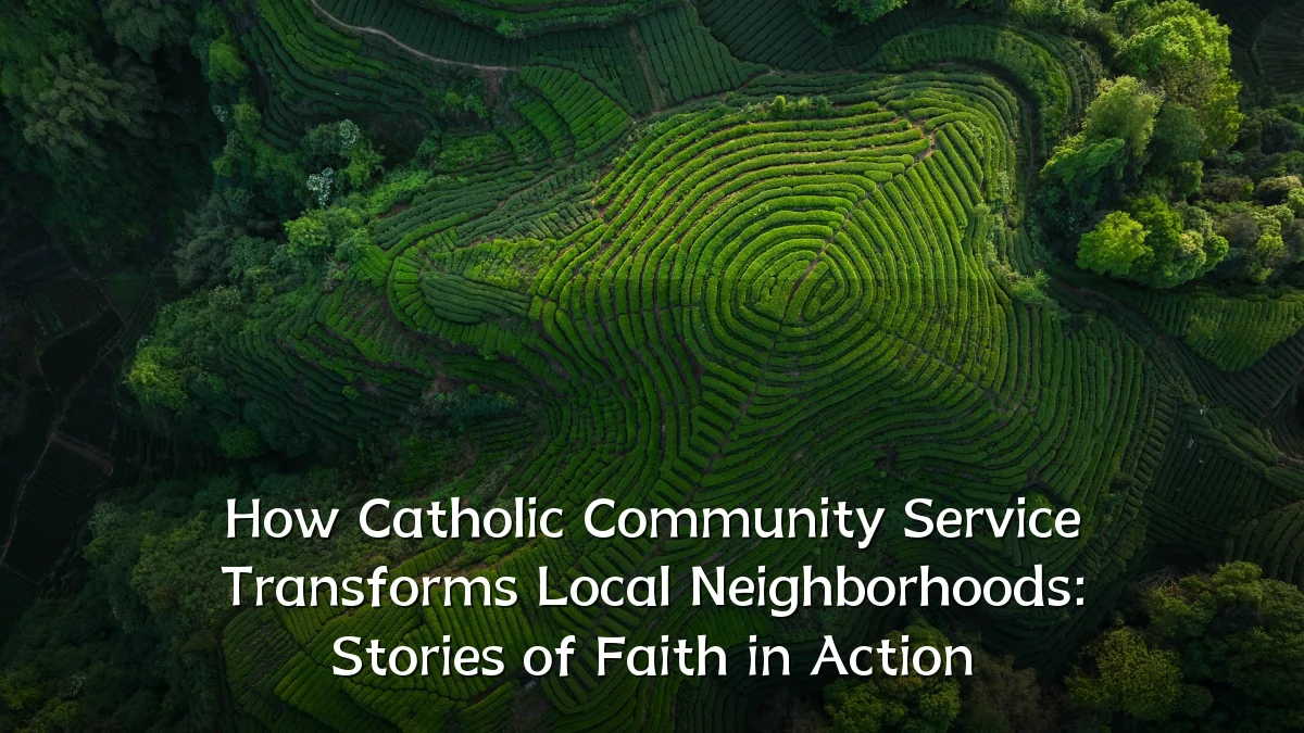 How Catholic Community Service Transforms Local Neighborhoods: Stories of Faith in Action
