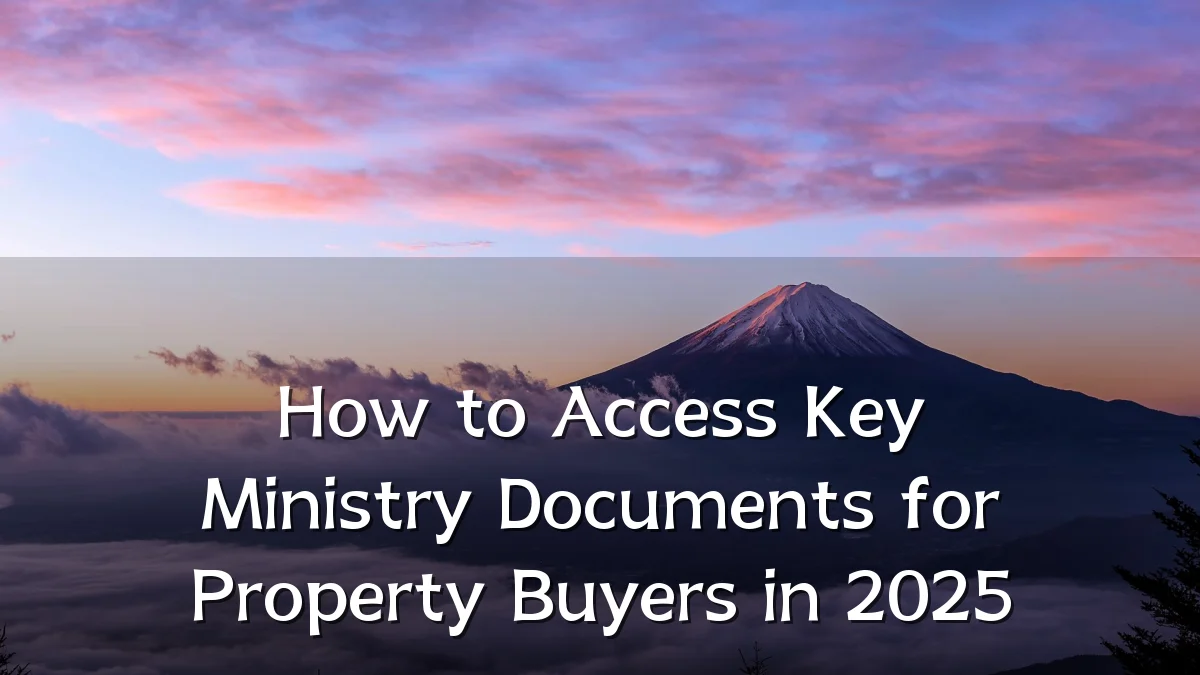 How to Access Key Ministry Documents for Property Buyers in 2025