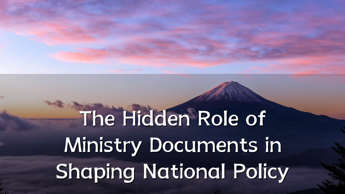 The Hidden Role of Ministry Documents in Shaping National Policy
